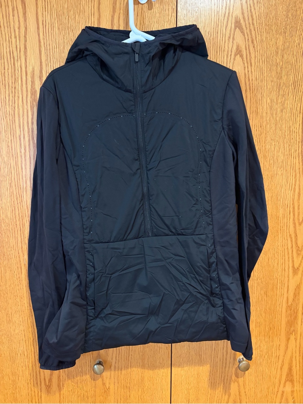 lululemon athletica Black Hooded Puffer Jacket